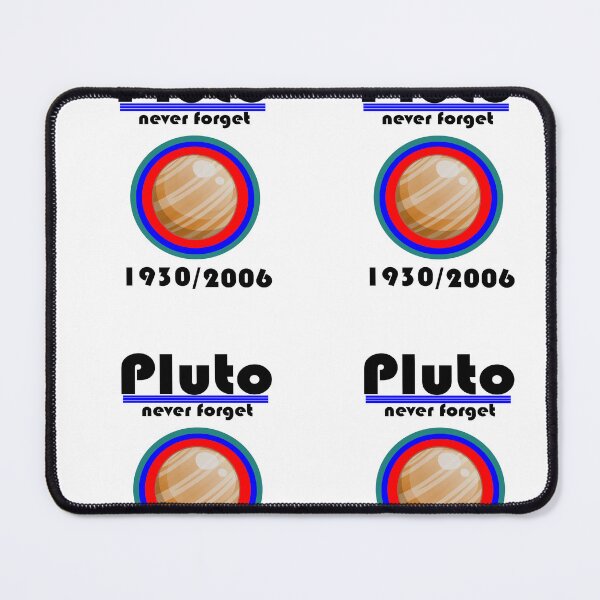 Item preview, Never Forget Pluto Retro Style Funny Space Science designed and sold by iphotograph4.