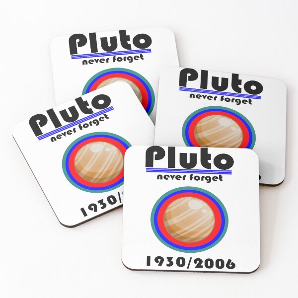 Item preview, Never Forget Pluto Retro Style Funny Space Science designed and sold by iphotograph4.
