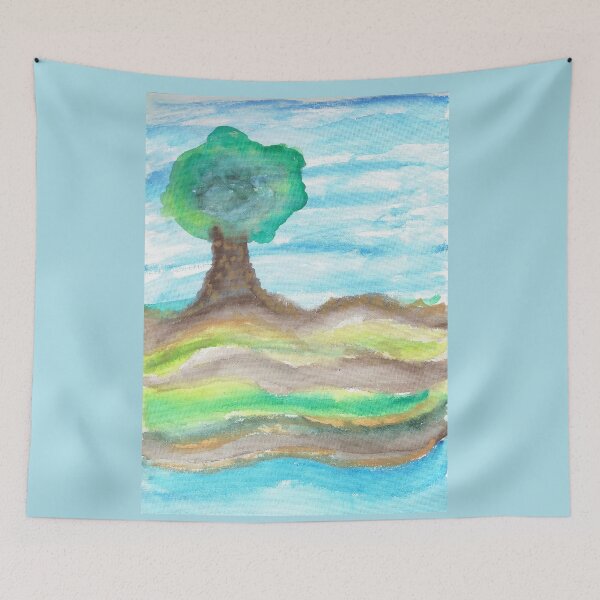 Item preview, Inktense Tree in Landscape designed and sold by KazM.