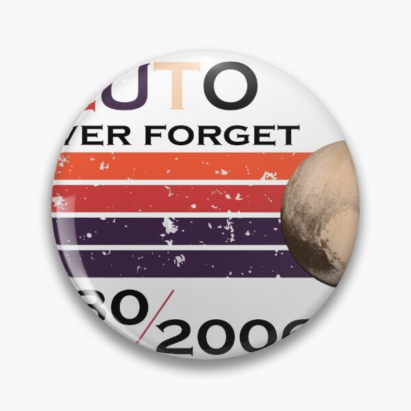 Item preview, Never Forget Pluto Retro Style Funny Space Science designed and sold by iphotograph4.