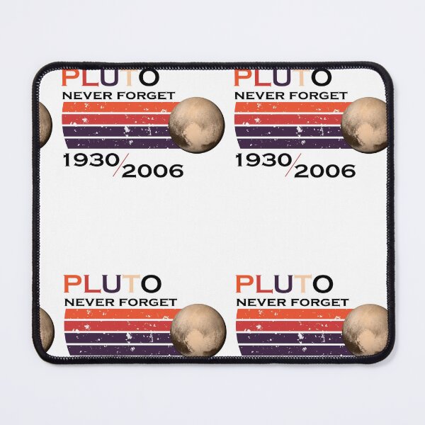 Item preview, Never Forget Pluto Retro Style Funny Space Science designed and sold by iphotograph4.