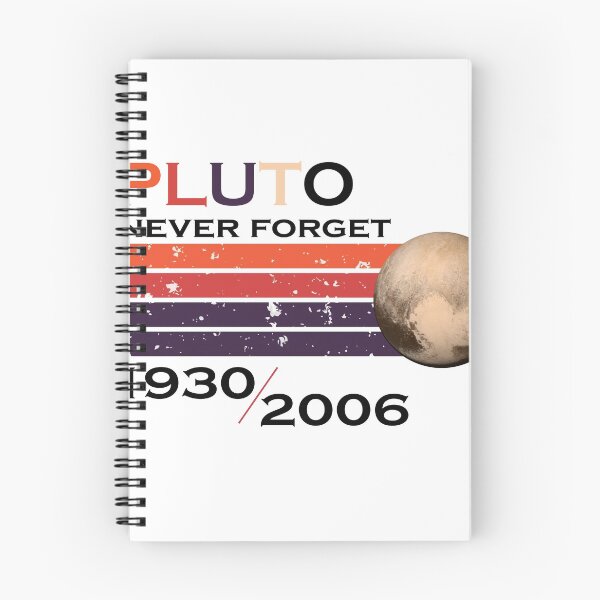 Item preview, Never Forget Pluto Retro Style Funny Space Science designed and sold by iphotograph4.