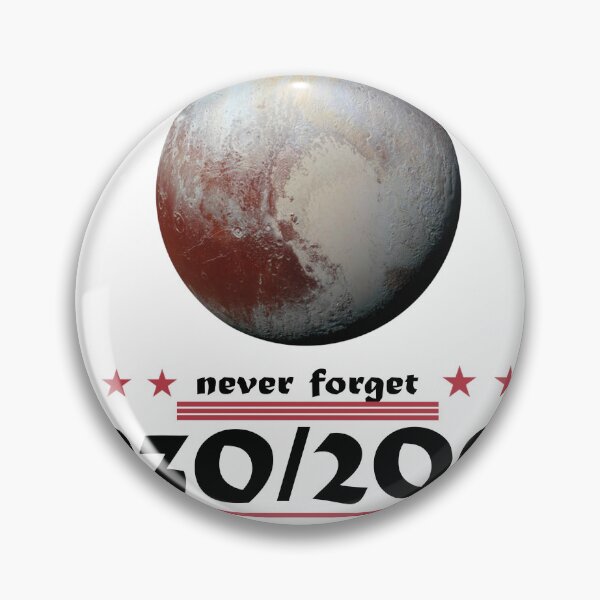 Item preview, Never Forget Pluto Retro Style Funny Space Science designed and sold by iphotograph4.