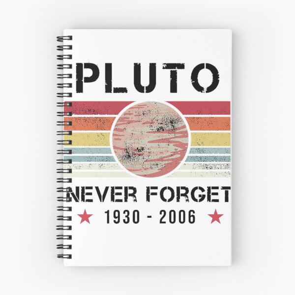 Item preview, Never Forget Pluto Retro Style Funny Space Science designed and sold by iphotograph4.