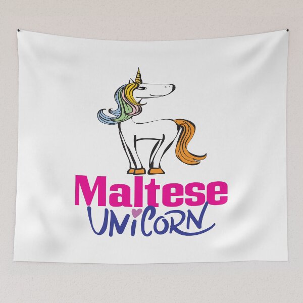 Item preview, Maltese Unicorn Cartoon designed and sold by FiveNiches.