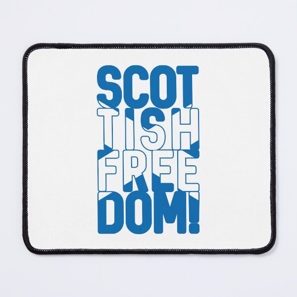 Item preview, SCOTTISH FREEDOM!, Scottish Independence Saltire Flag Text Slogan designed and sold by MacPean.