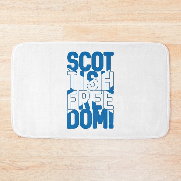 Item preview, SCOTTISH FREEDOM!, Scottish Independence Saltire Flag Text Slogan designed and sold by MacPean.