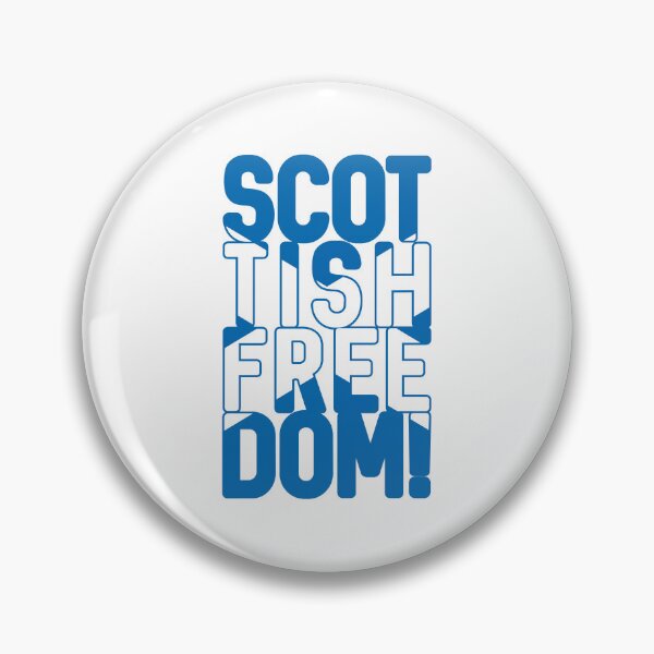 Item preview, SCOTTISH FREEDOM!, Scottish Independence Saltire Flag Text Slogan designed and sold by MacPean.