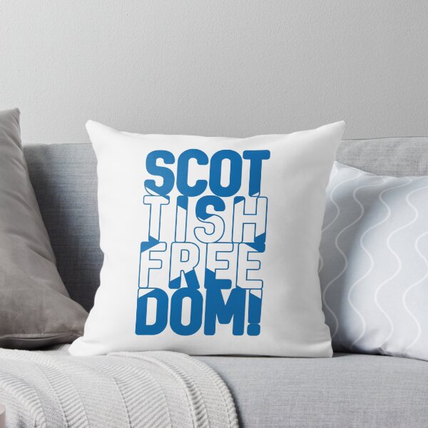 Item preview, SCOTTISH FREEDOM!, Scottish Independence Saltire Flag Text Slogan designed and sold by MacPean.