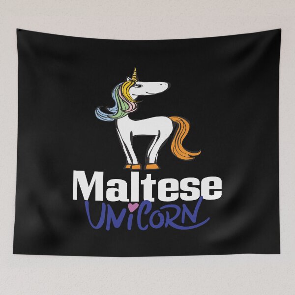 Item preview, Maltese Unicorn Cartoon designed and sold by FiveNiches.