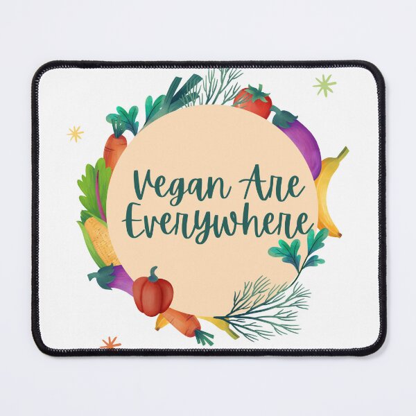 Item preview, Vegan Are Everywhere For Men And Women designed and sold by SaritasShop.
