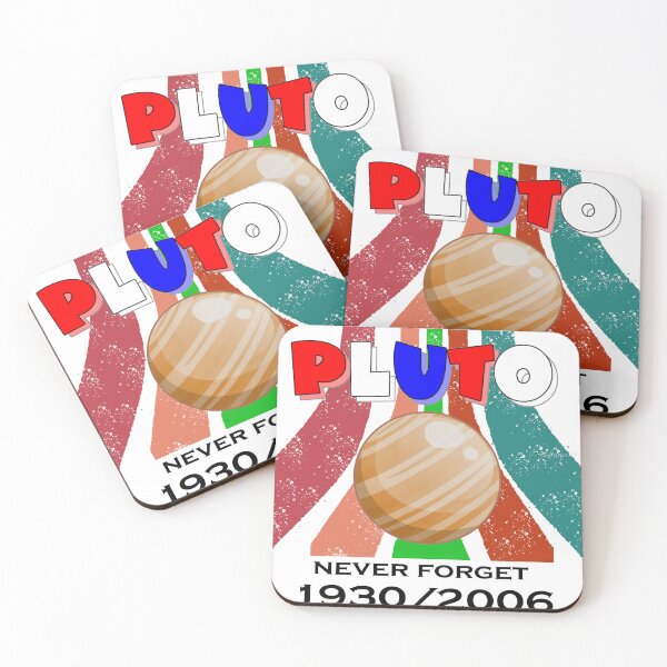 Item preview, Never Forget Pluto Retro Style Funny Space Science designed and sold by iphotograph4.