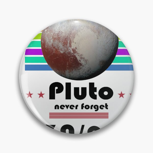 Item preview, Never Forget Pluto Retro Style Funny Space Science designed and sold by iphotograph4.