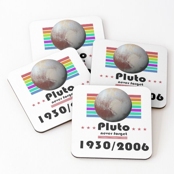 Item preview, Never Forget Pluto Retro Style Funny Space Science designed and sold by iphotograph4.