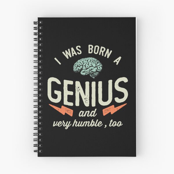 Item preview, Funny and Sarcastic Born a Genius designed and sold by wingstar.