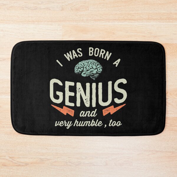 Item preview, Funny and Sarcastic Born a Genius designed and sold by wingstar.
