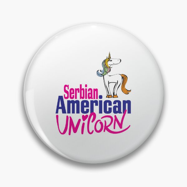 Item preview, Serbian American Unicorn designed and sold by FiveNiches.