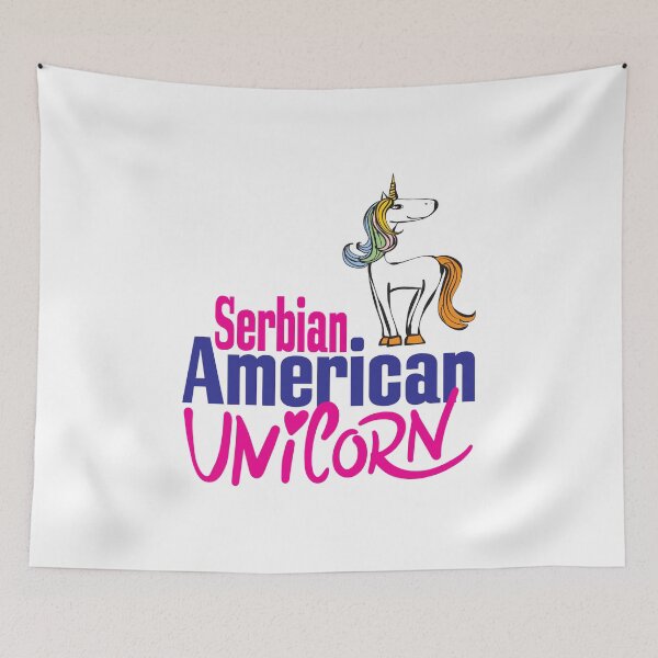 Item preview, Serbian American Unicorn designed and sold by FiveNiches.