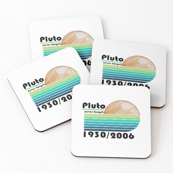 Item preview, Never Forget Pluto Retro Style Funny Space Science designed and sold by iphotograph4.