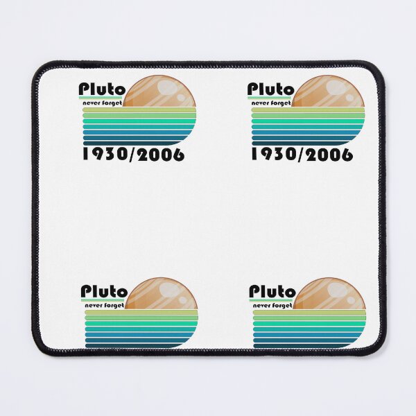 Item preview, Never Forget Pluto Retro Style Funny Space Science designed and sold by iphotograph4.