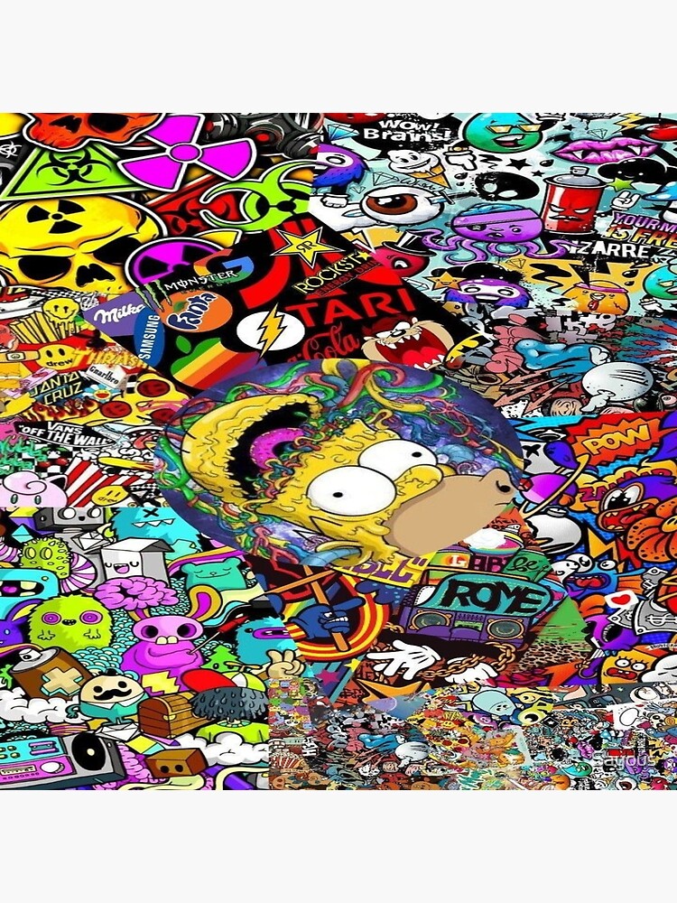"Urban cartoon street art" Poster for Sale by Sayous | Redbubble