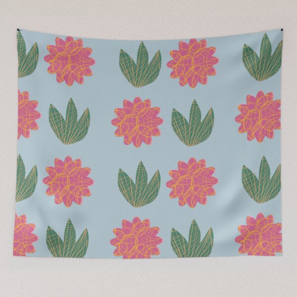 Item preview, scribbled flowers and leaves pattern designed and sold by Anannya  Mondal.