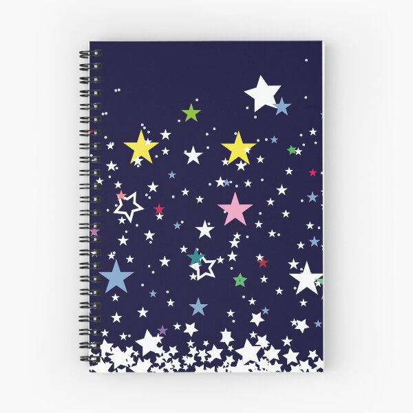 Item preview, Colored stars on blue background, seamless horizontal stock vector illustration clip art for web header or cover designed and sold by paolboa.