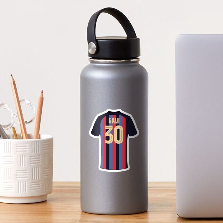 "Gavi barcelona football jersey number 30" Sticker for Sale by