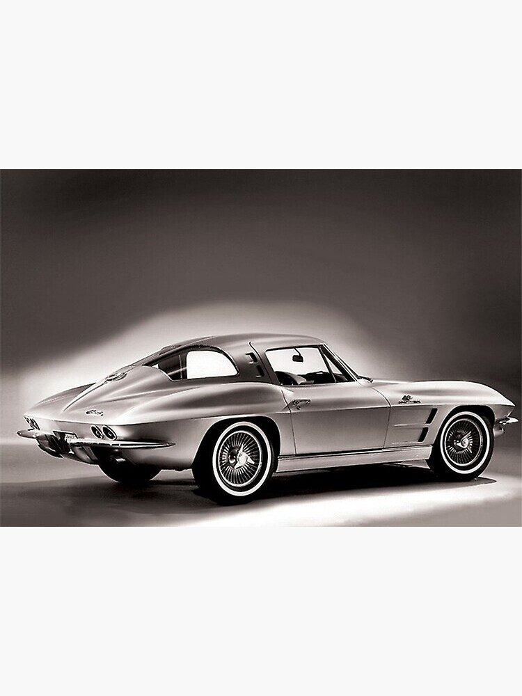 "Chevrolet Corvette B&W" Poster Von Louismoya | Redbubble