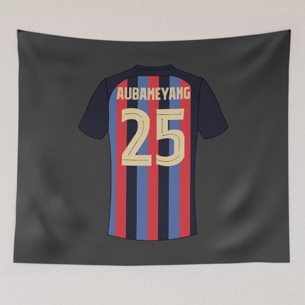 Item preview, Aubameyang barcelona football jersey number 25 designed and sold by Justtrendytees.