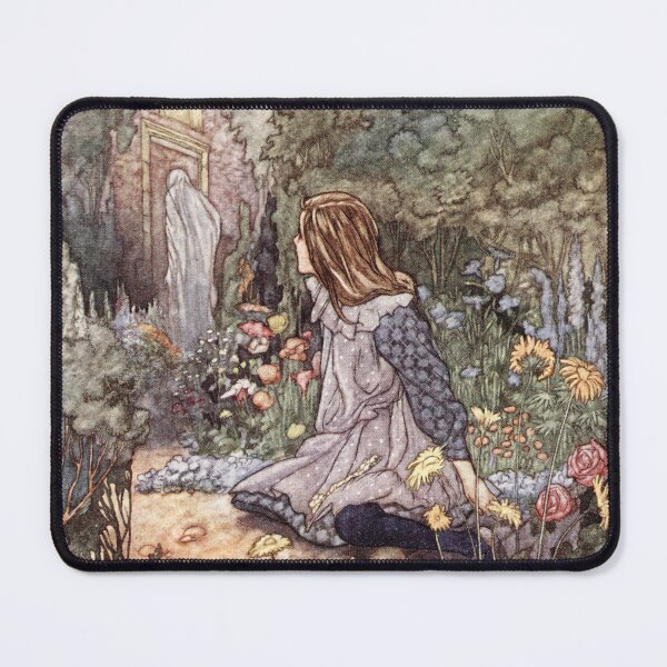 Item preview, The Haunted Garden by Charles Robinson designed and sold by vintage-art.