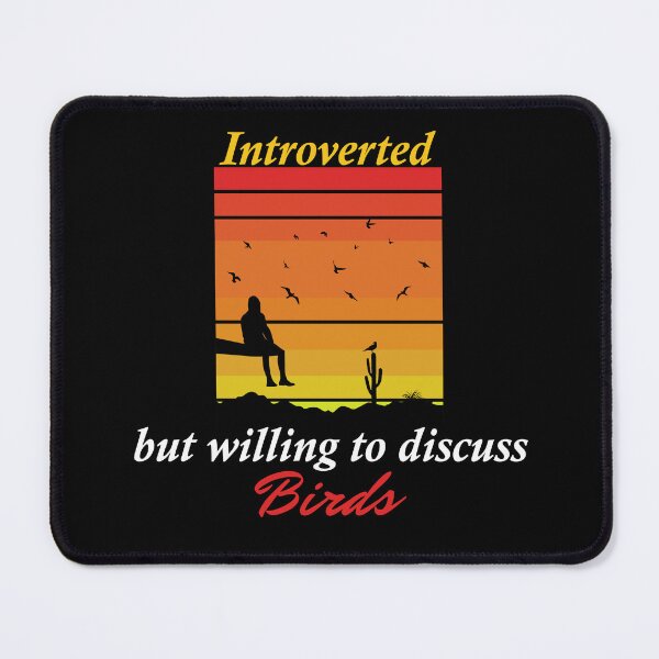 Item preview, Introverted But Willing to Discuss Birds - Retro Vintage designed and sold by sbe-zone.