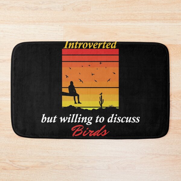 Item preview, Introverted But Willing to Discuss Birds - Retro Vintage designed and sold by sbe-zone.