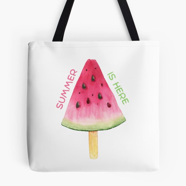 Item preview, Summer is here, with cute and fresh watermelon sundae design T-Shirt designed and sold by Tarikbouchmal.