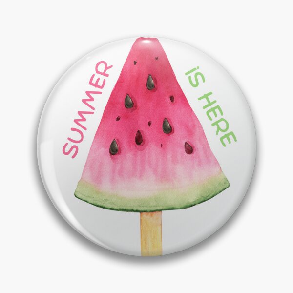 Item preview, Summer is here, with cute and fresh watermelon sundae design T-Shirt designed and sold by Tarikbouchmal.