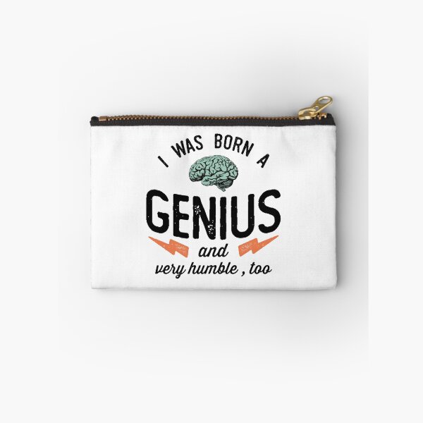 Item preview, Funny and Sarcastic Born a Genius designed and sold by wingstar.