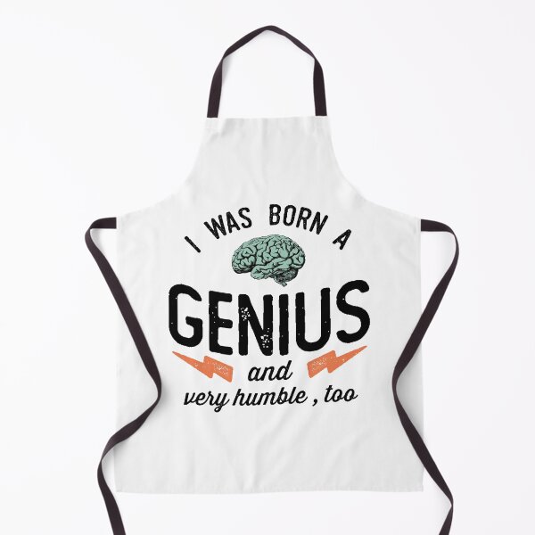Item preview, Funny and Sarcastic Born a Genius designed and sold by wingstar.