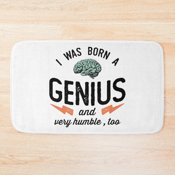Item preview, Funny and Sarcastic Born a Genius designed and sold by wingstar.