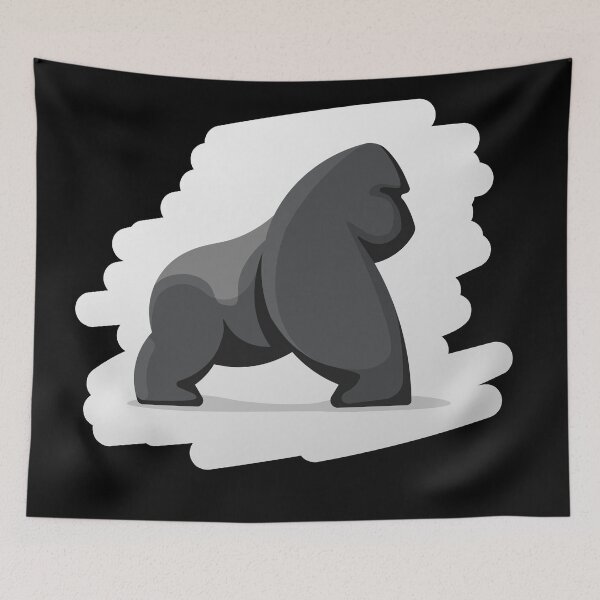 Item preview, Silverback Strong Gorilla | on Black designed and sold by Teenker.