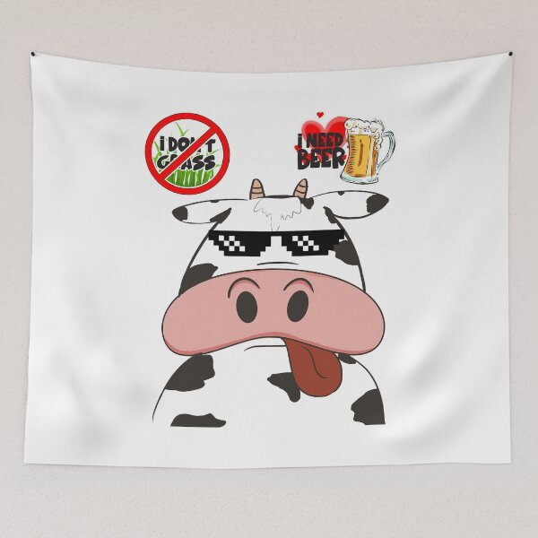 Item preview, Cow, Wagyu, I don't glass, I need beer, (W) designed and sold by Vaccine159.
