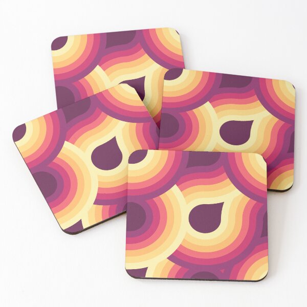 Item preview, Pink Gradient Retro Circles designed and sold by zeljkica.