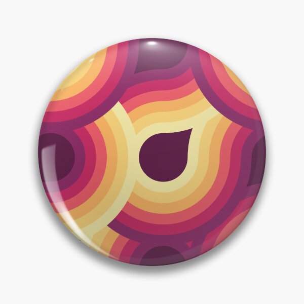 Item preview, Pink Gradient Retro Circles designed and sold by zeljkica.