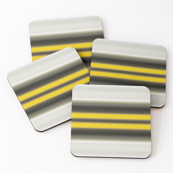 Item preview, The Highway Black White Yellow And Gray Modern Landscape Art designed and sold by Sharon Cummings Art.