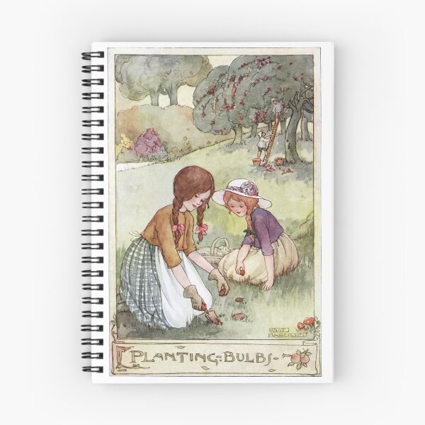 Item preview, Planting Bulbs by Anne Anderson designed and sold by vintage-art.