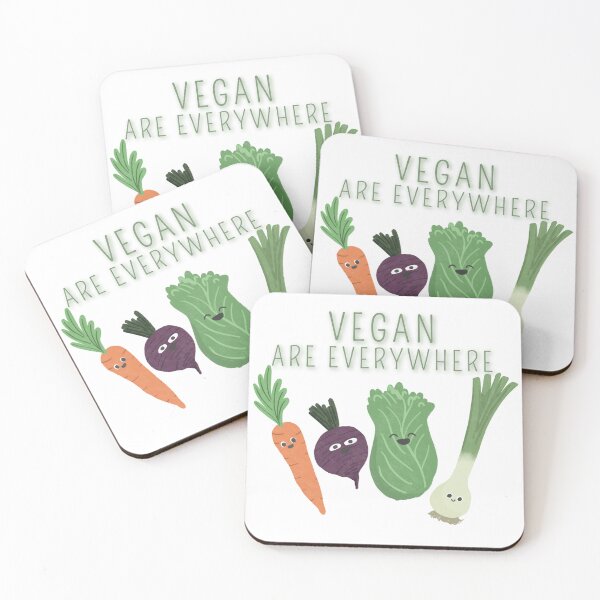 Item preview, Vegan Are Everywhere For Men And Women designed and sold by SaritasShop.