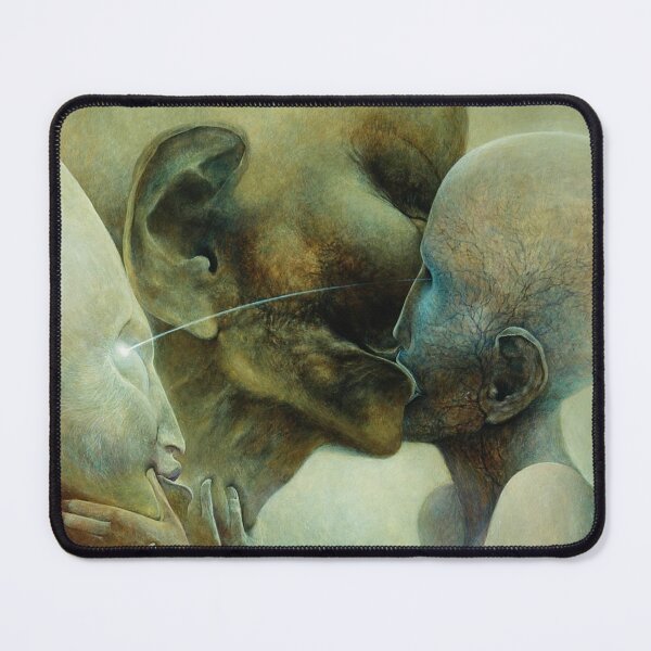 Item preview, Untitled (Kissing), by Zdzisław Beksiński designed and sold by JustContemplate.