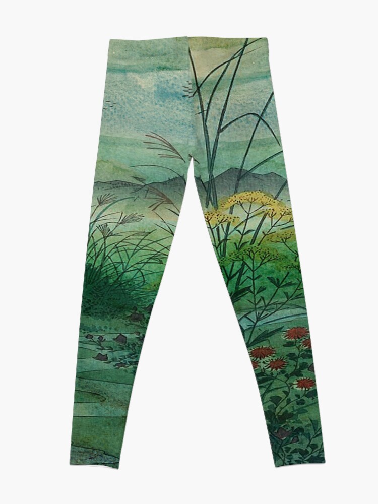 Alternate view of The Green, Green Grass of Home Leggings