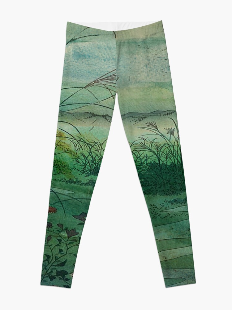 Alternate view of The Green, Green Grass of Home Leggings