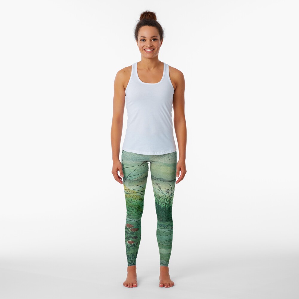 The Green, Green Grass of Home Leggings