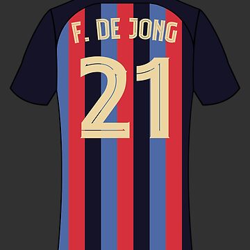Frenkie de jong barcelona football jersey number 21